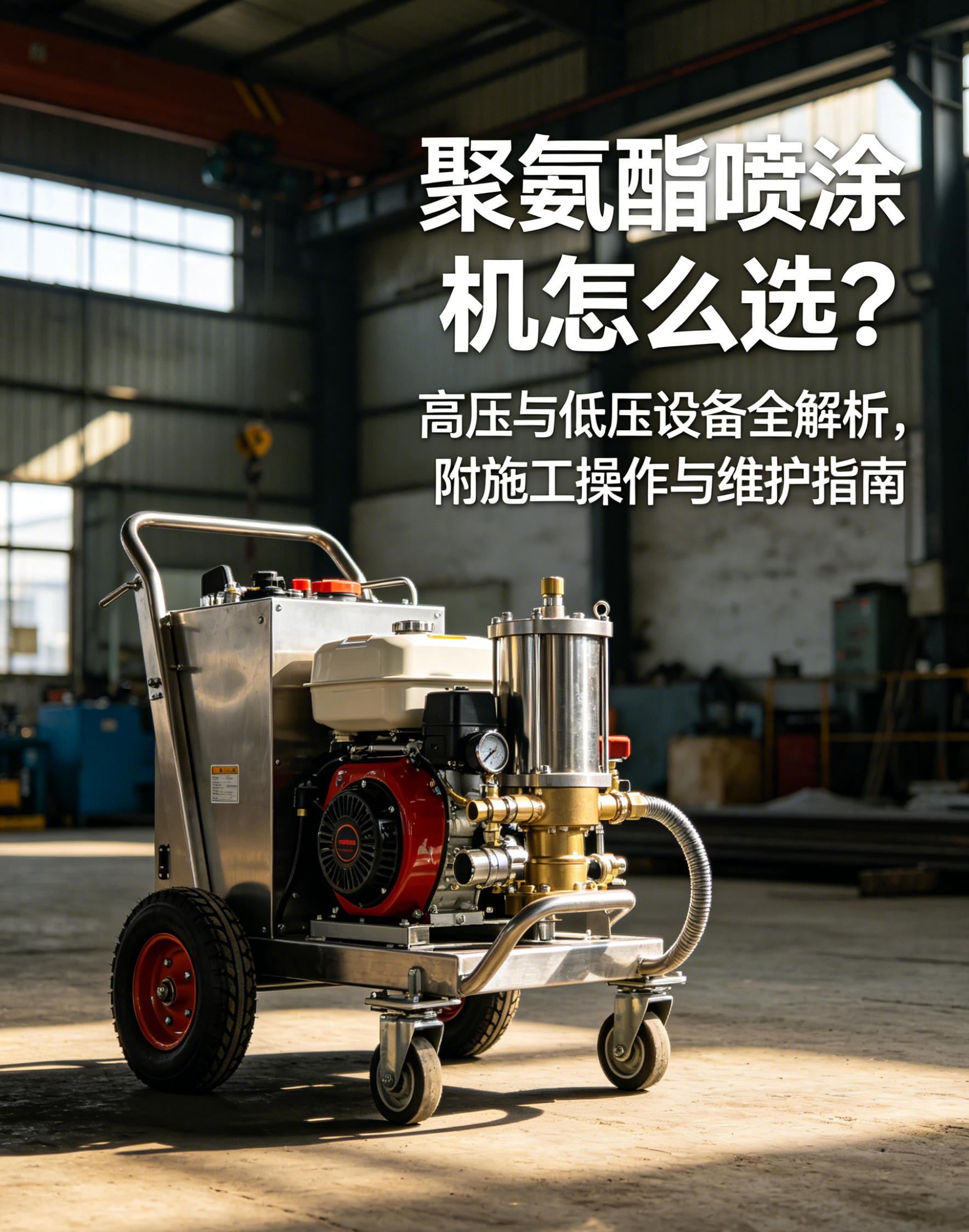 聚氨酯噴涂機(jī)怎么選？高壓與低壓設(shè)備全解析，附施工操作與維護(hù)指南